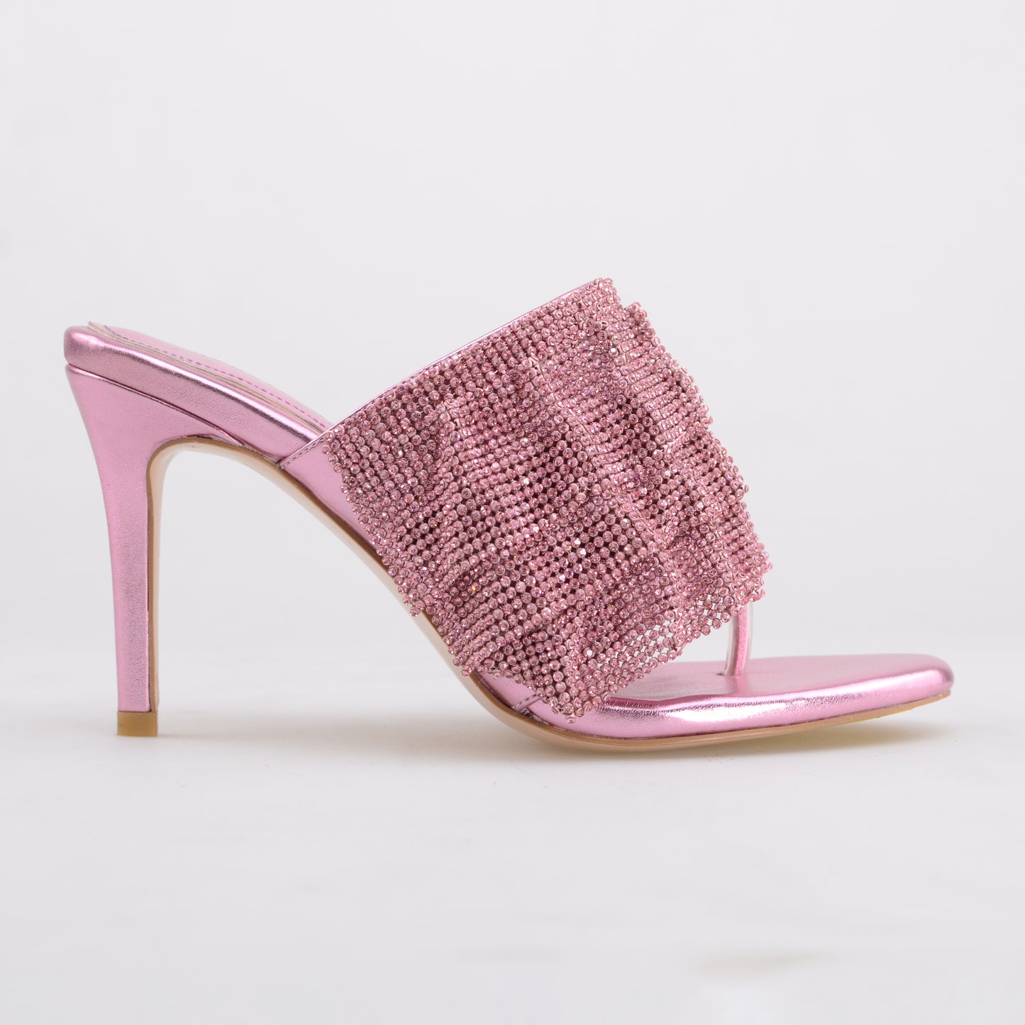 Pink Heeled Sandals