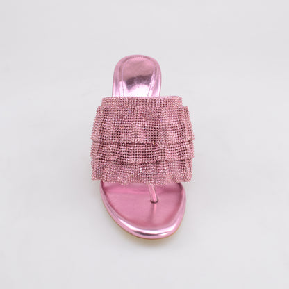 Pink Heeled Sandals