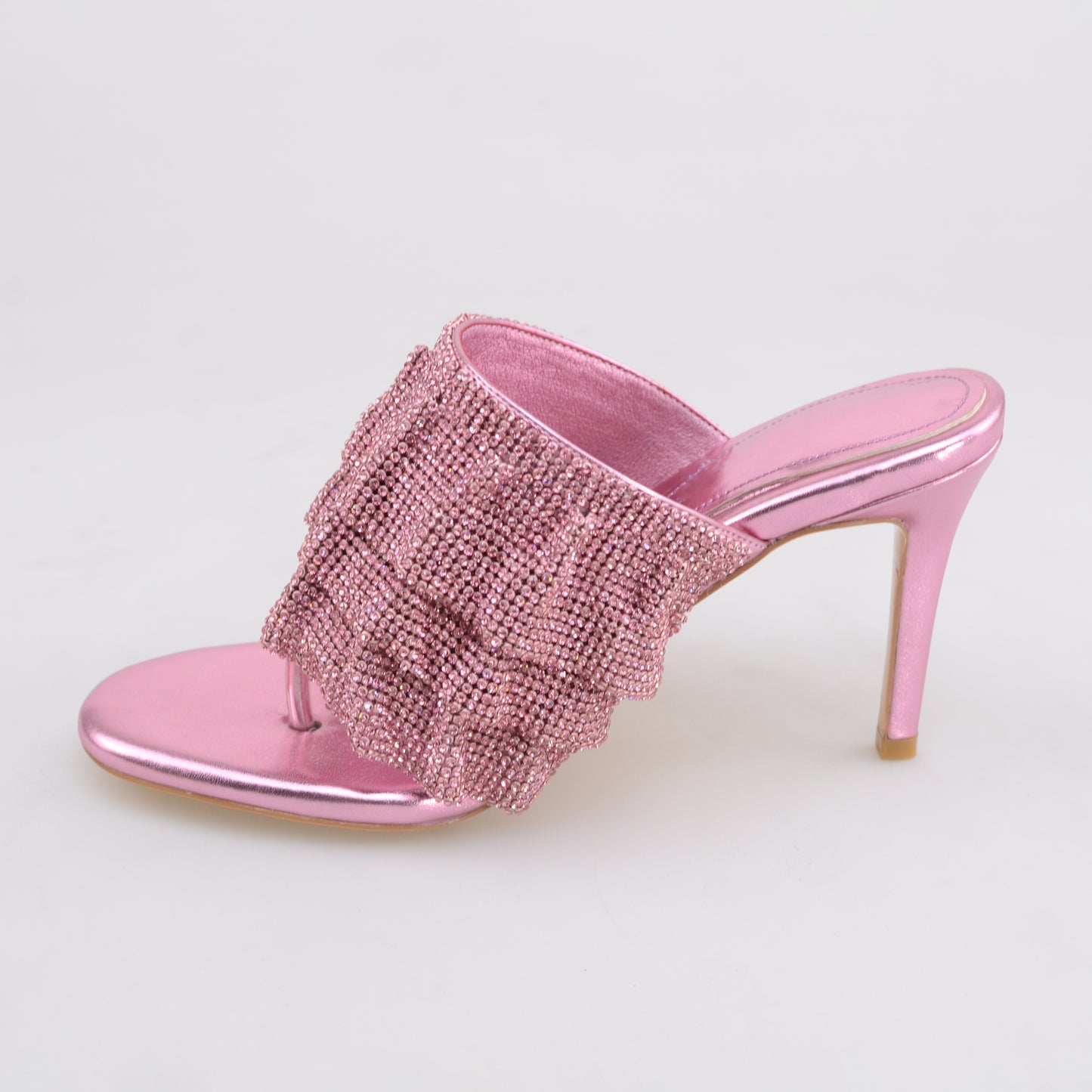 Pink Heeled Sandals